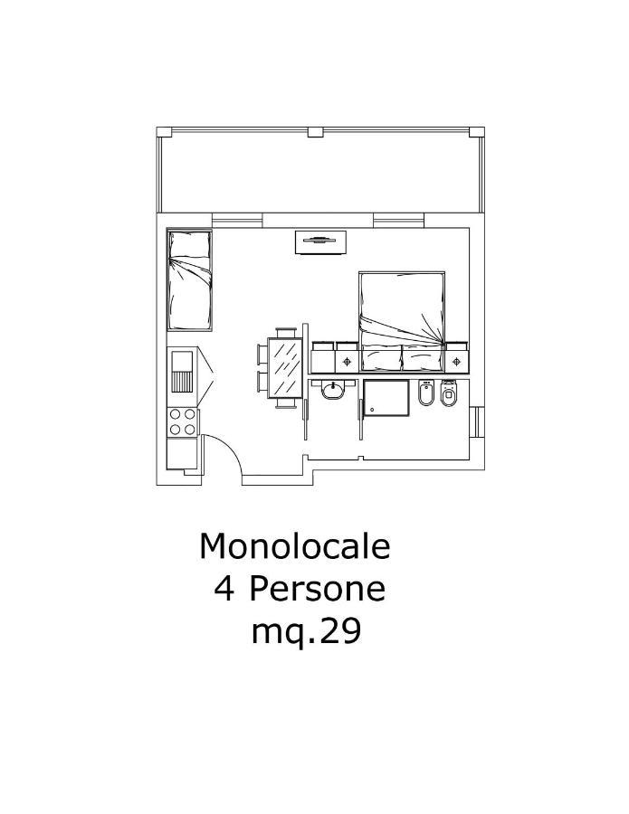 Residence Quadrifoglio Cervia Exterior foto